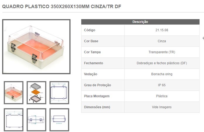 CAIXA IP65 RENGLAN COD 211508